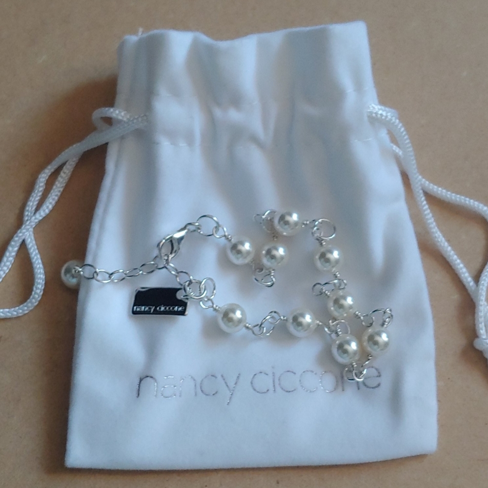 NWOT Nancy Ciccone pearl bracelet